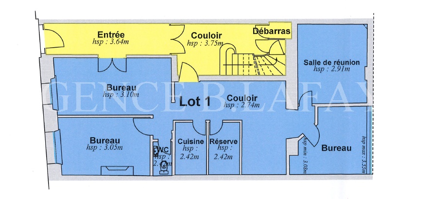 business premises for rent on BORDEAUX (33000)
